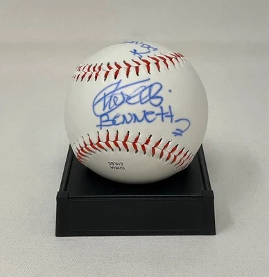 Vernon Wells Autographed Signed Commando Official League Baseball JSA COA - Image 1 of 3