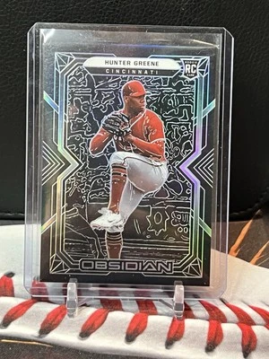 2022 Panini Chronicles - Obsidian Hunter Greene #60 (RC) - Image 1 of 2