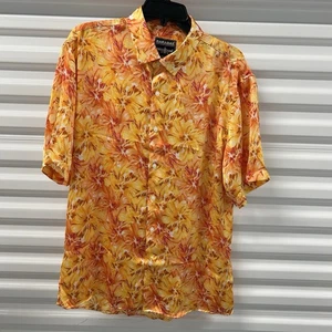BARABAS HERREN BLUMEN Hibiskus Resort Urlaub Camp SHIRT GR XL leicht - Bild 1 von 8