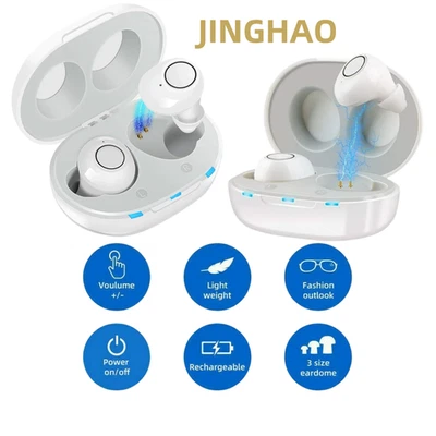 Wiederaufladbares Hörgerät, Leichtes Digitales Sound-Verstärkergerät FürSenioren - Bild 1 von 4