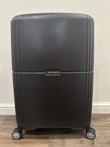 Samsonite Orfeo Spinner Suitcase - Black Size 75cm RRP £225 - Picture 1 of 6
