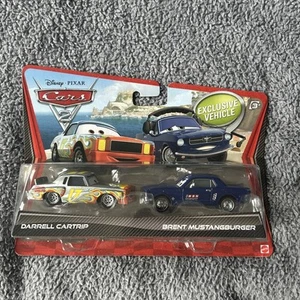 Disney Pixar Cars 2 Darrell Cartrip & Brent Mustangburger Diecast - Picture 1 of 6