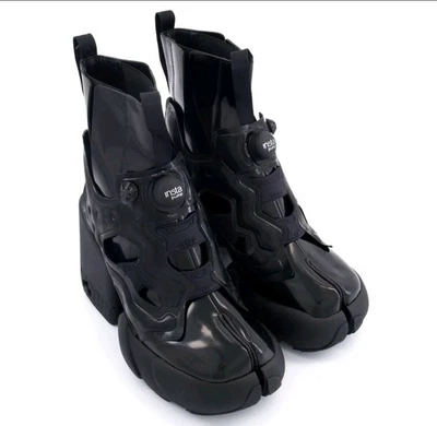 Bottes baskets Maison Margiela Reebok Insta Pump Fury Hi Tabi année 2000 Royaume-Uni taille 3 neuves avec étiquettes - Photo 1/4