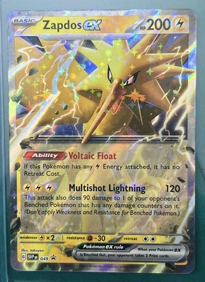 Zapdos EX 049 Sv: Scarlet & Violet Promo Cards Holo - Image 1 of 2