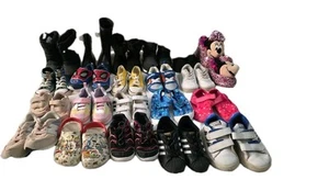 Lot 20 Pairs Infant Toddler Shoes Nike Adidas 5 , 6, 7, 8, 9 Boy Girl - Picture 1 of 16