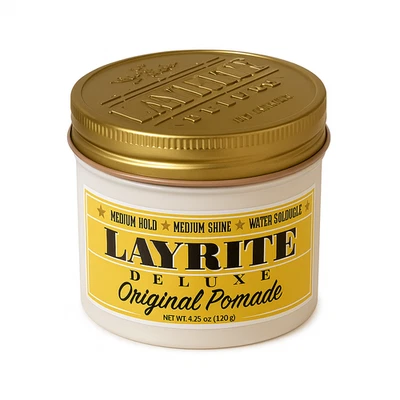 Layrite - Original Pomade Haarwachs Mittlerer Halt und wasserlöslich 120g - Bild 1 von 4