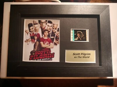 EVERYBODY WANTS 1 Scott Pilgrim 6" x 4" Genuine 35mm Film Cell Display Framed or Unframed