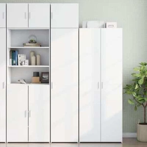 Hochschrank Schmal Weiß 45x42,5x225 cm Holzwerkstoff - Bild 1 von 11