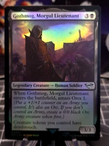 FOIL Gothmog, Morgul Lieutenant In Foil! NM-Mint MTG - Lord of the Ring LOTR NM - Picture 1 of 2
