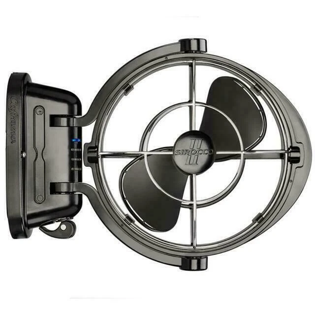 Caframo Sirocco II 24V 3-Speed Gimbal Fan - Black