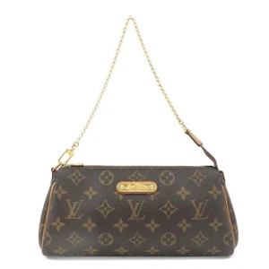 Authentic Louis Vuitton Monogram Eva 2 Way Pouch Shoulder Bag M95567 Used F/S - Picture 1 of 23