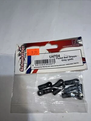 Schumacher Racing Fluted Ball Grippa - Grey pk8  SCHU4704 - Image 1 of 2