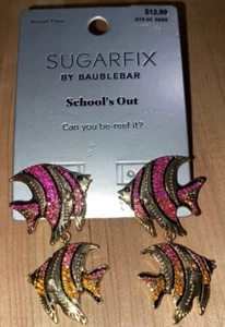 NEW Sugarfix by Baublebar Schools Out Earrings Dangle Post Angelfish  - Picture 1 of 1