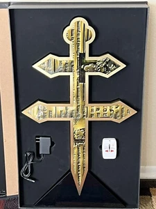 D'USSE Cognac Led Cross Lighted Free Standing Cross JayZ Bar Party - Picture 1 of 10