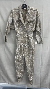 Vintage 80’s Calhoun Jumpsuit Gray  One Piece Flight Suit Sz 5 - Picture 1 of 6