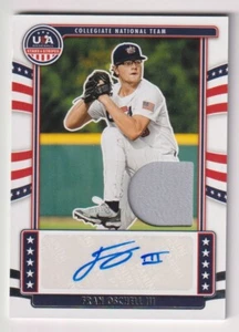 Fran Oschell III 2024 Panini Stars & Stripes Auto Collegiate Reliquia 004/199 - Imagen 1 de 2