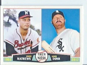 Mathews / Dunn 2013 Topps Heritage Then & Now - Picture 1 of 1