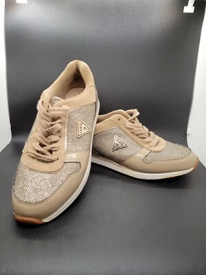 Zapatillas deportivas GUESS para mujer plateadas brillantes Sparke EE. UU. 7,5 M Foto 1 de 4
