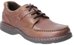 Hush Puppies Randall II Mens Brown Lace up Leather Casual Oxford Shoes - Picture 1 of 4