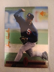Joey Hamilton Rookie Holofoil, 1994 Upper Deck SP Premier Prospects #5. 