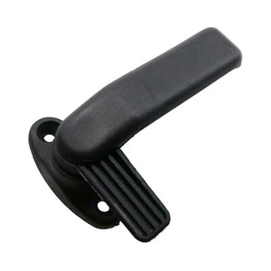 Right Hand Window Handle Lever Catch Black Polypropylene Locker Latch - Picture 1 of 3