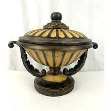 Large Decorative Urn w/ Handles & Lid Home Decor Vase Trophy