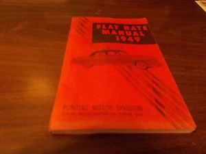 1949 Pontiac Flat Rate Manual - Imagen 1 de 1