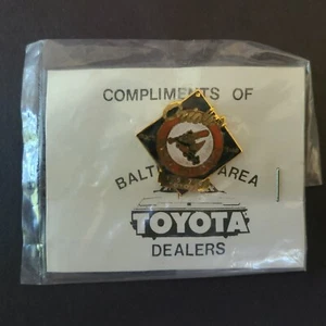 MLB Baltimore Orioles Toyota SGA Lapel Pin Commemorating 1970 World Series NIP - Picture 1 of 3