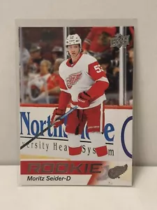 2021-22 Upper Deck Star Rookies Moritz Seider Rookie Detroit Red Wings RC #18 - Picture 1 of 2