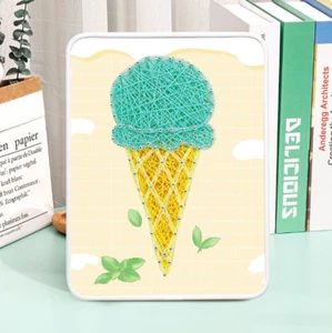 Wizzi Gelato String Art Kit con supporto. Semplice Decorazione Fai da Te String Art... - Foto 1 di 5