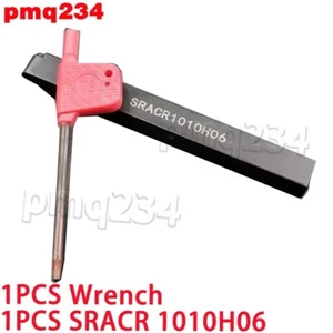 1PCS SRACR 1010H06 10mm×100mm lathe turn tool round holders for R3 RCGT06 RCMW06 - Picture 1 of 6