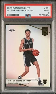 2023 Victor Wembanyama RC Donruss Elite #231 PSA 9 - Picture 1 of 3