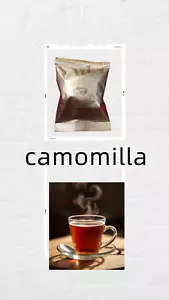 100 cialde capsule CAMOMILLA in foglie compatibili Lavazza Espresso Point - Foto 1 di 6