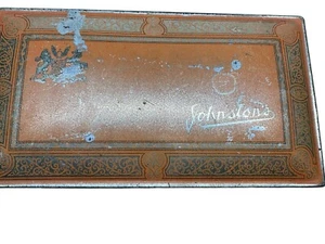 Vintage tin box Johnston’s Chocolates Advertising - Picture 1 of 4