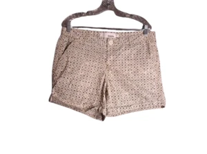 Sonoma Multicolored Geometric Print Mid Rise Shorts Womens Size 12 - Picture 1 of 8