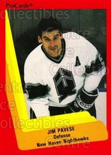 1990-91 ProCards AHL IHL #423 Jim Pavese