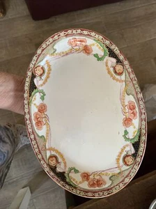 Royal Staffordshire RENOWN polychrome,10.5" oval platter - Foto 1 di 4