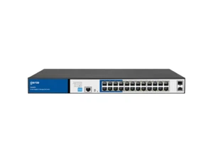 Genie IP24GESP2 24 Port Gigabit PoE Ethernet Switch Rackmontage, NDAA, 6KV - Bild 1 von 1