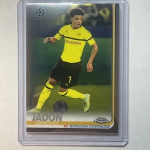 2018-19 Topps Chrome UEFA Champions League #86 Jadon Sancho RC - Bild 1 von 1