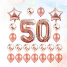  24 Pcs Number Balloon Happy Birthday Ballons Party Decorations Set