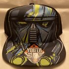 Star Wars Youth Size Rogue One Death Trooper Black Green *New* Snapback Hat Cap