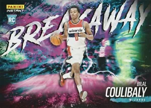 Tarjeta de novato Bilal Coulibaly 2023-24 Panini instantánea NBA Breakaway B7 RC Wizards - Imagen 1 de 3