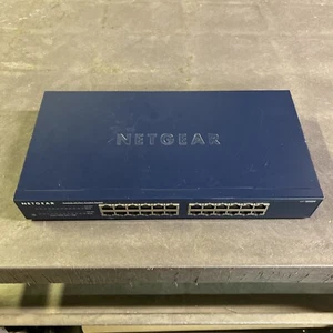 Netgear Prosafe 24 Port Gigabit Switch JGS524 V1 With Power Chord - Picture 1 of 4