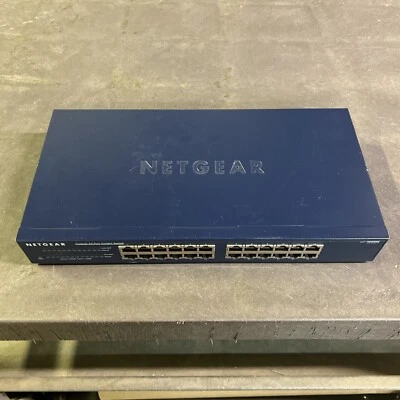 Netgear Prosafe 24 Port Gigabit Switch JGS524 V1 With Power Chord - Image 1 of 4