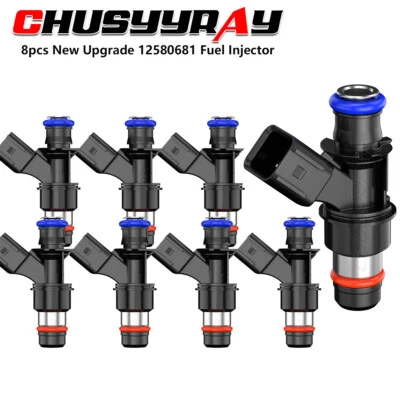 Inyector de combustible 8x 2025 nueva actualización 12580681 para GMC Yukon XL 2500 2007-09 6,0 L V8 Foto 1 de 4