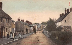 POSTCARD   DORSET    CHARMOUTH  ANIMATED SCENE c  1911 - Picture 1 of 2