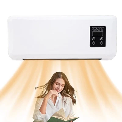 Air Conditioner Heater Fan Electric Air Heater WinterFan Auto Wall Mounted 1500W - Image 1 of 4