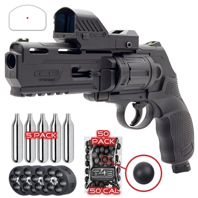 Marcador de paintball Umarex TR50 con mira de punto rojo, bolas de goma y CO2 (2292176) GEN2 Foto 1 de 4