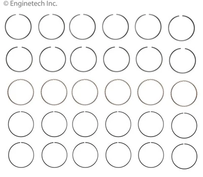 活塞环套装适用于 01-09 斯巴鲁 B9 Tribeca Legacy Outback S89216-STD — 第 1/4 张图片