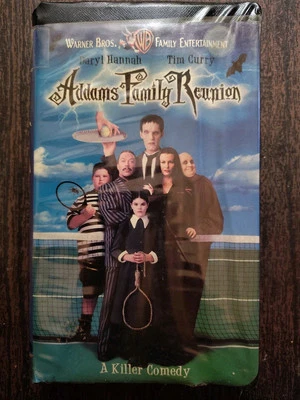 Addams Family Reunion - VHS - Daryl Hannah, Tim Curry Ex Rental Clamshell - Image 1 of 4